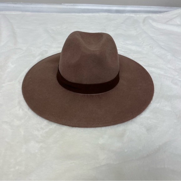 ALTAR’D STATE WIDE BRIM WOOL HAT IN BROWN ONE SIZE - Picture 2 of 9